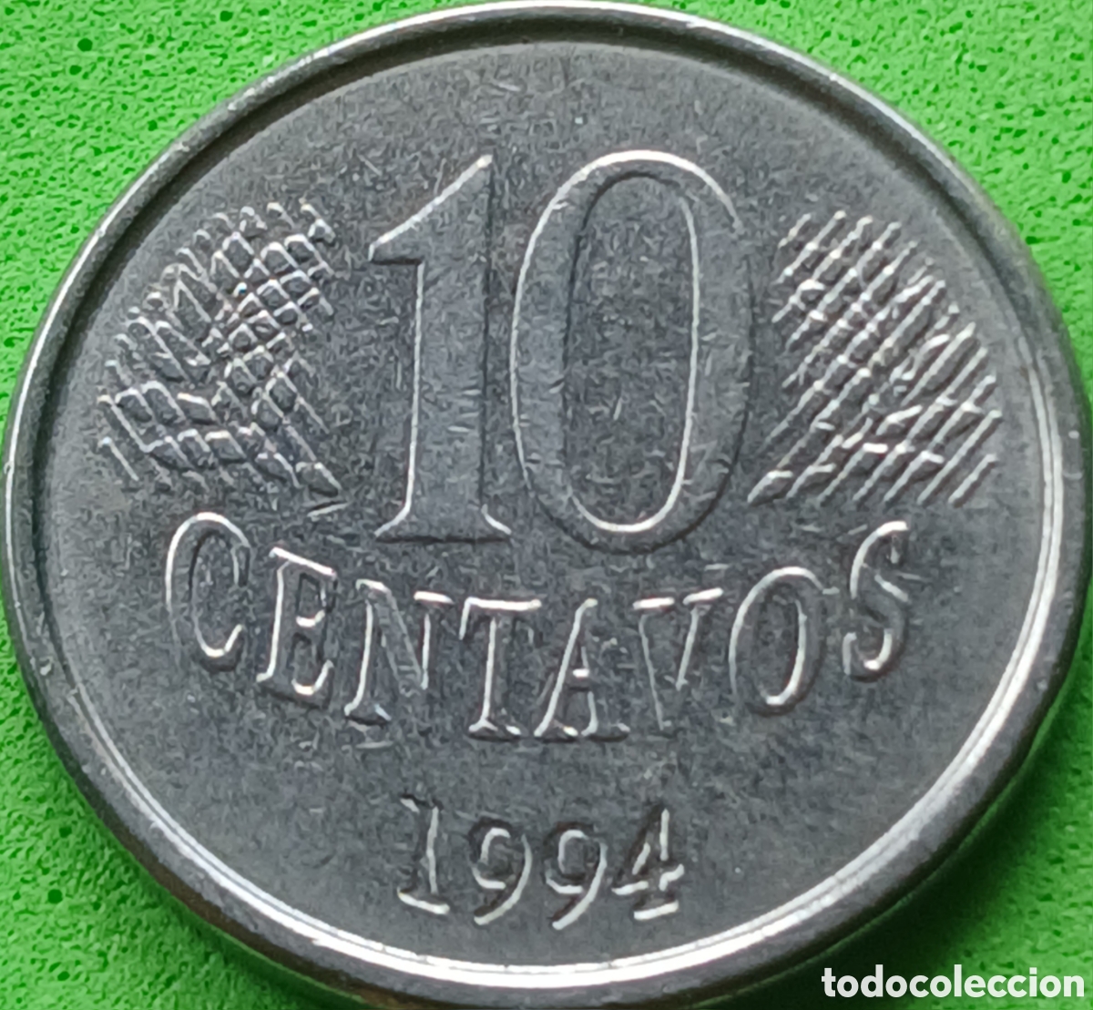 Monedas antiguas de Am&eacute;rica: Brasil 10 centavos 1994 km#633
