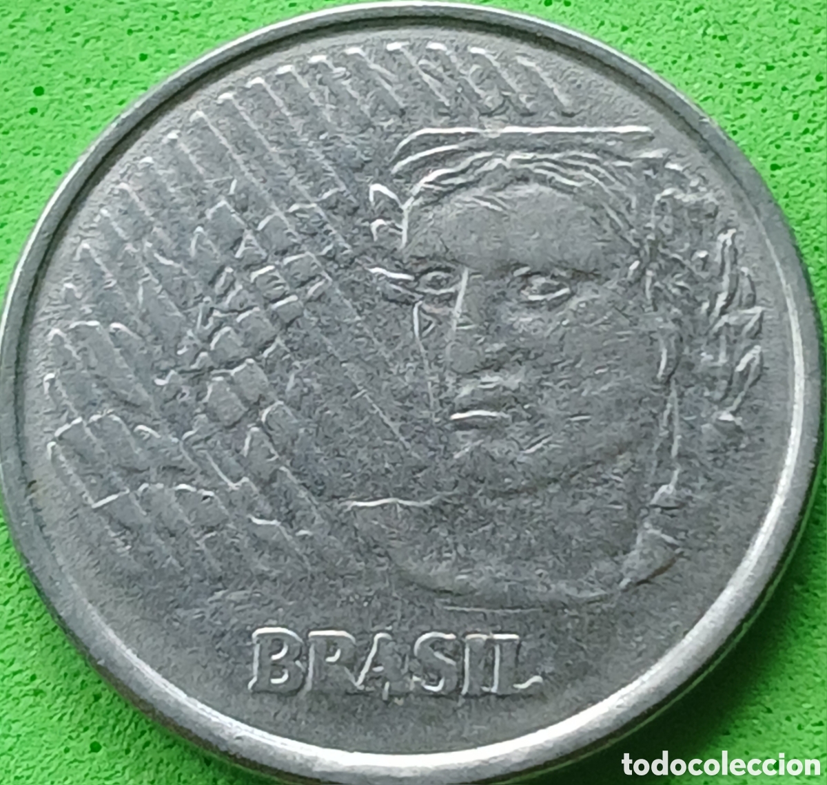 Monedas antiguas de Am&eacute;rica: Brasil 10 centavos 1995 km#633 - Foto 2