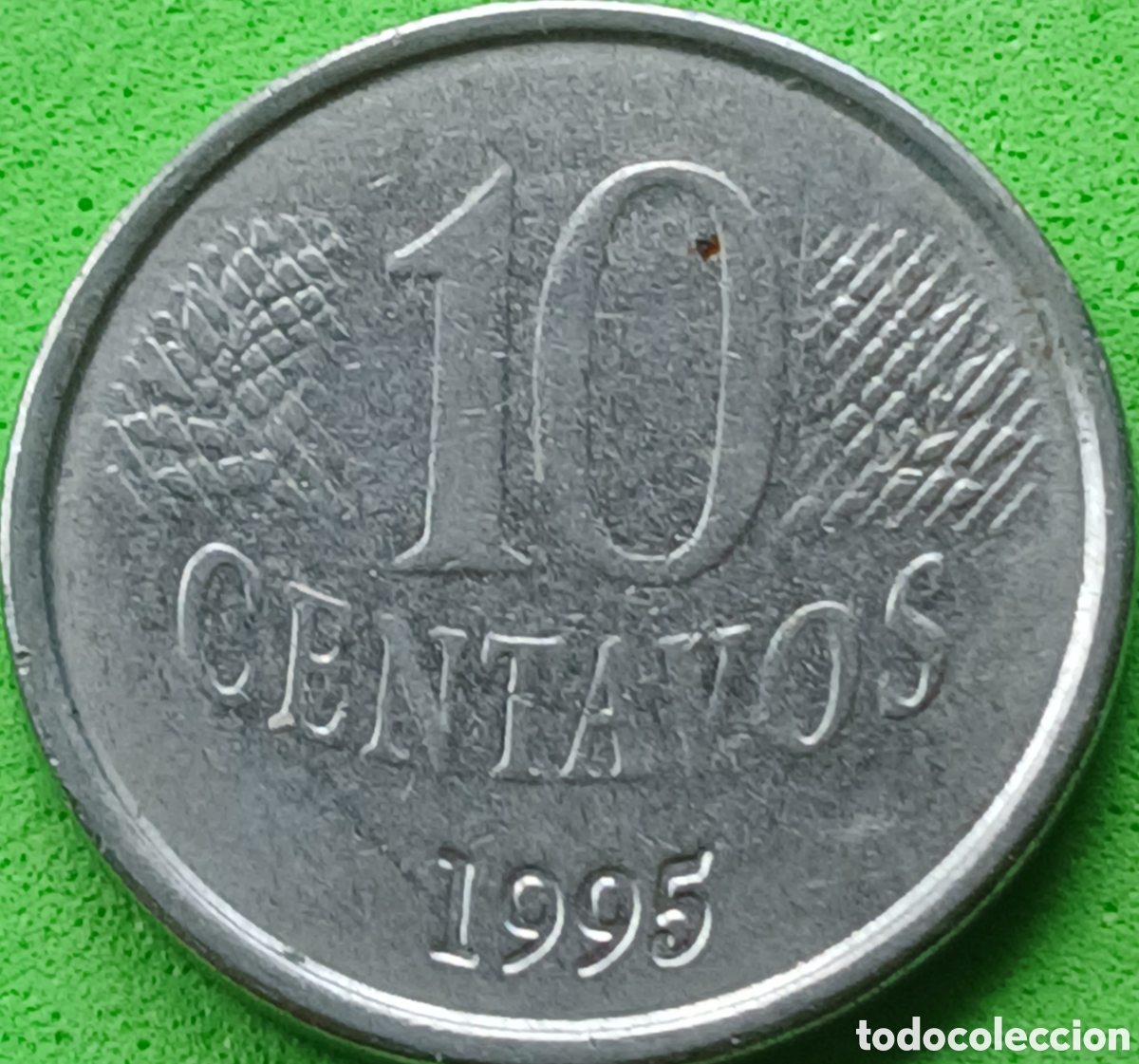 Monedas antiguas de Am&eacute;rica: Brasil 10 centavos 1995 km#633