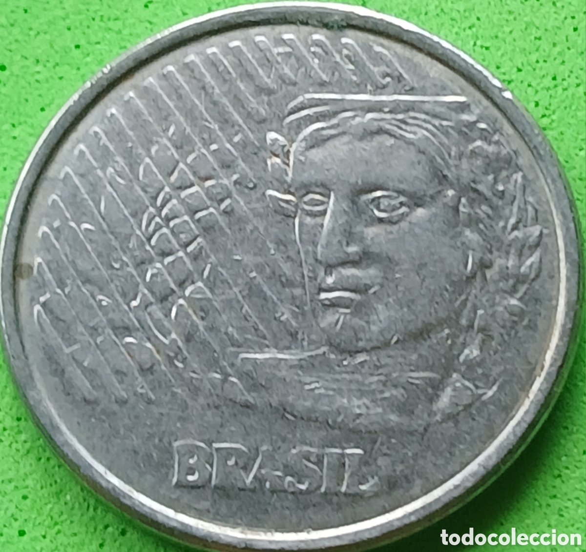 Monedas antiguas de Am&eacute;rica: Brasil 10 centavos 1996 km#633 - Foto 2