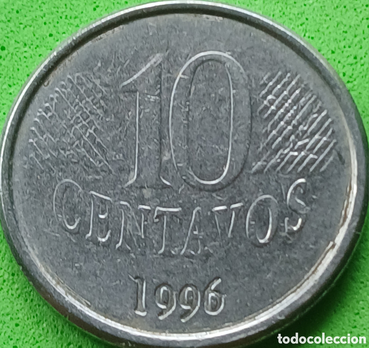 Monedas antiguas de Am&eacute;rica: Brasil 10 centavos 1996 km#633