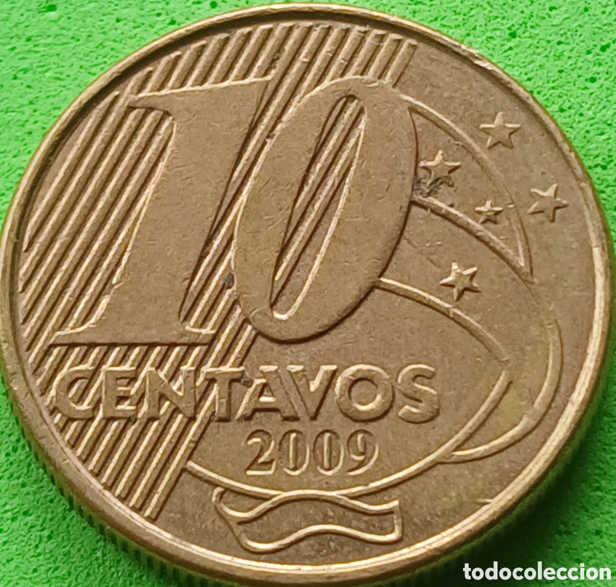 Monedas antiguas de Am&eacute;rica: Brasil 10 centavos 2009 km#649