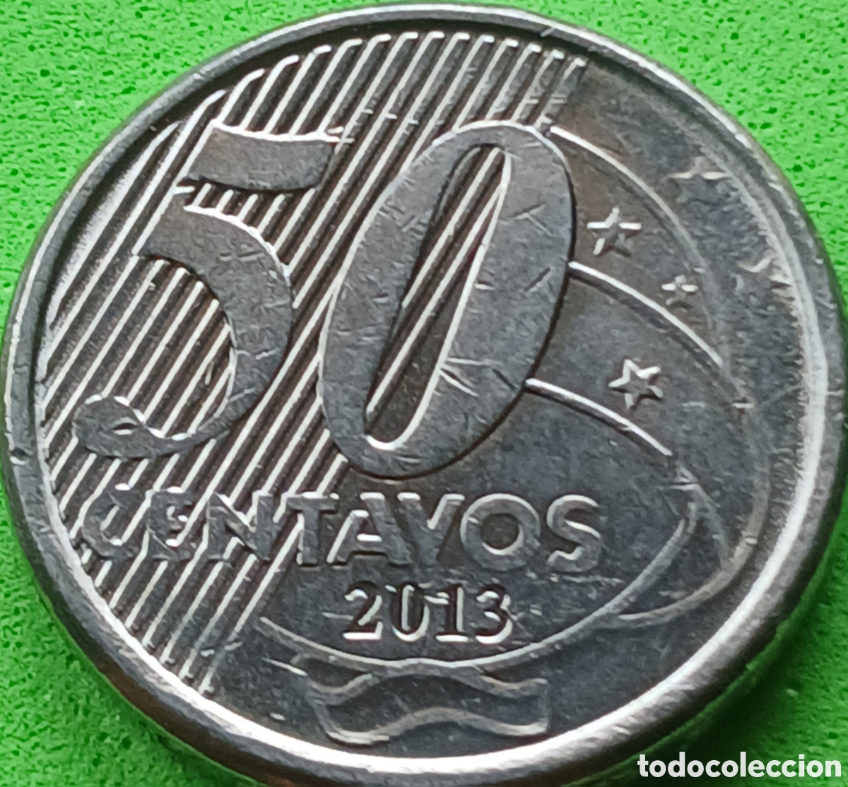 Monedas antiguas de Am&eacute;rica: Brasil 50 centavos 2013 km#651a - Foto 1