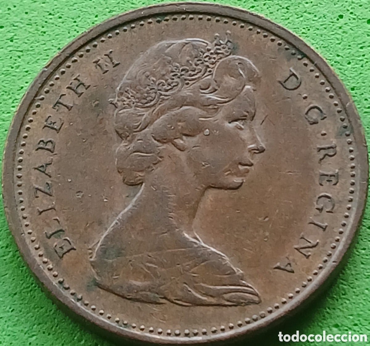 Monedas antiguas de Am&eacute;rica: Canad&aacute; 1 cent 1971 km#59 - Foto 2