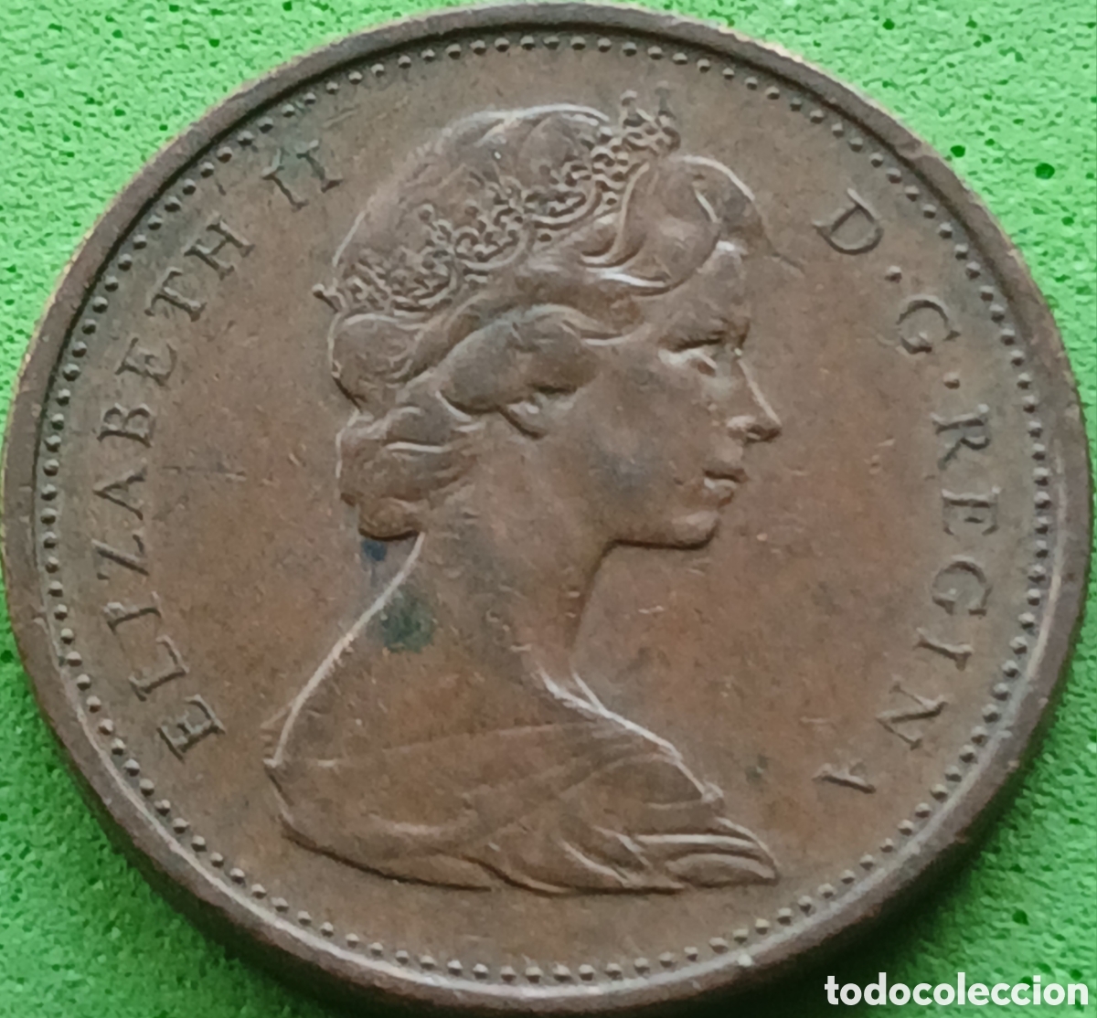 Monedas antiguas de Am&eacute;rica: Canad&aacute; 1 cent 1977 km#59 - Foto 2