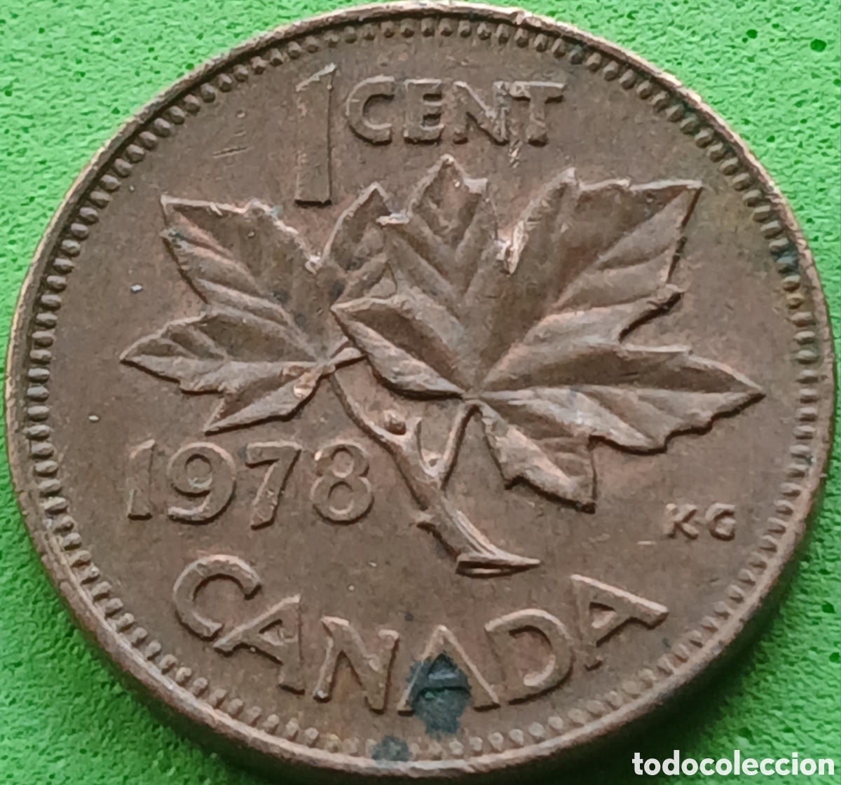 Monedas antiguas de Am&eacute;rica: Canad&aacute; 1 cent 1978 km#59