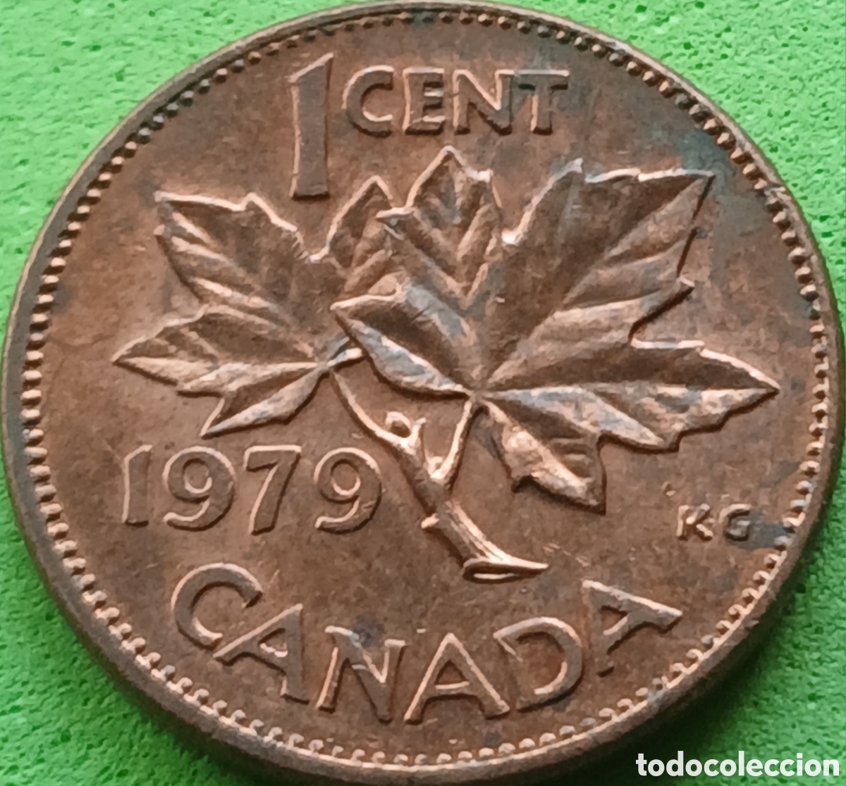 Monedas antiguas de Am&eacute;rica: Canad&aacute; 1 cent 1979 km#59.2