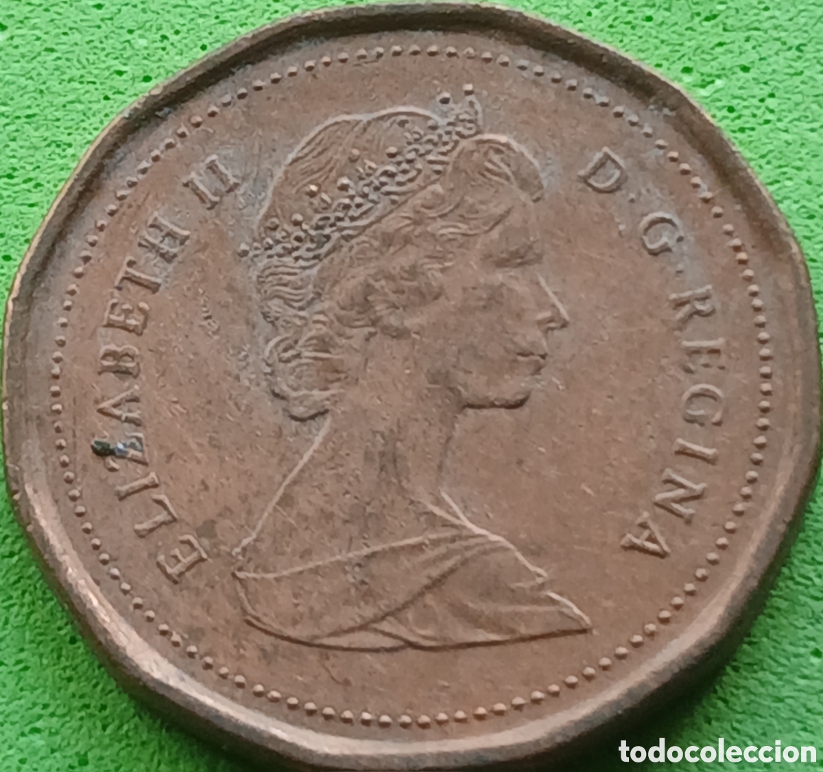 Monedas antiguas de Am&eacute;rica: Canad&aacute; 1 cent 1989 km#132 - Foto 2