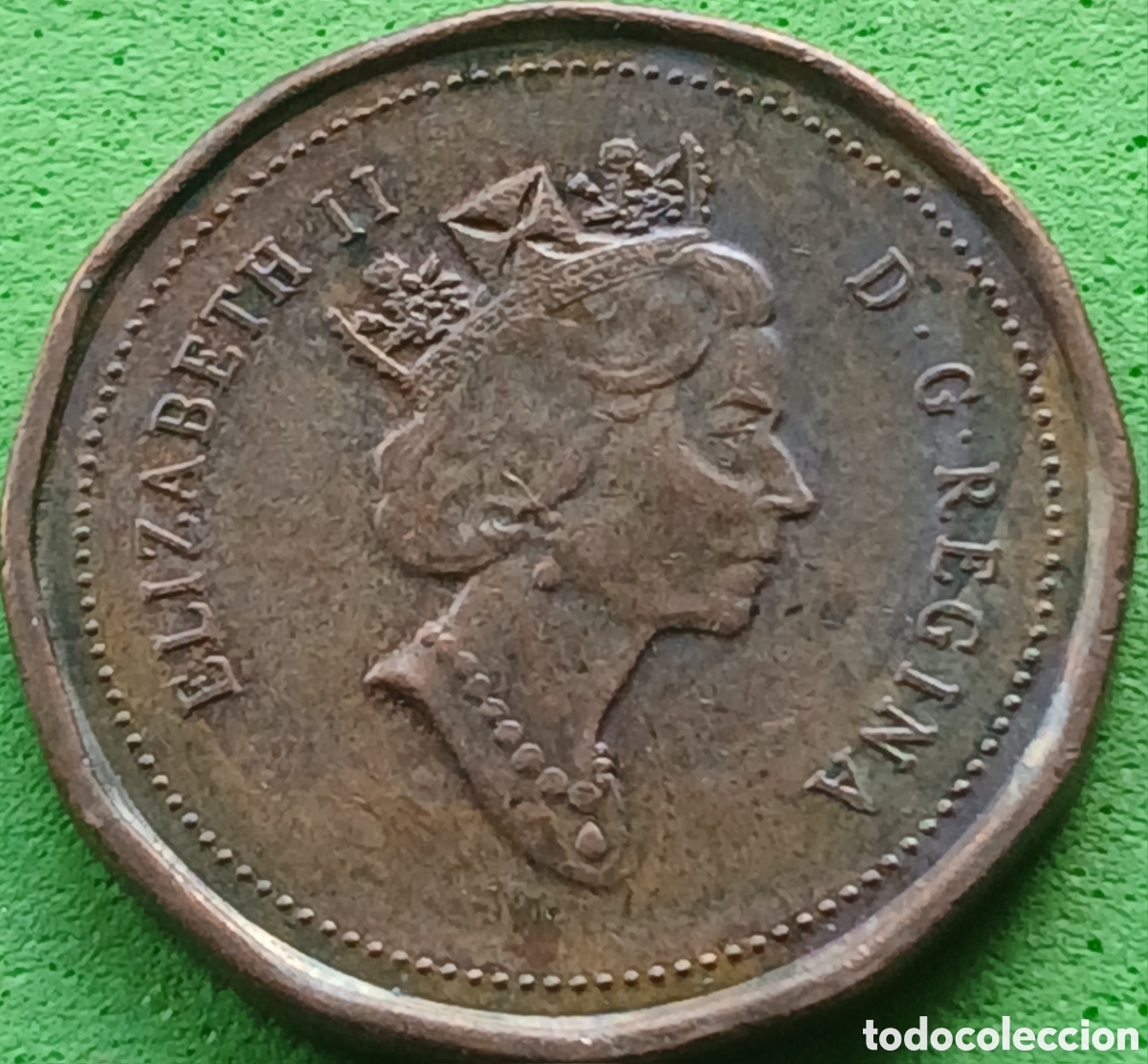 Monedas antiguas de Am&eacute;rica: Canad&aacute; 1 cent 1994 km#181 - Foto 2