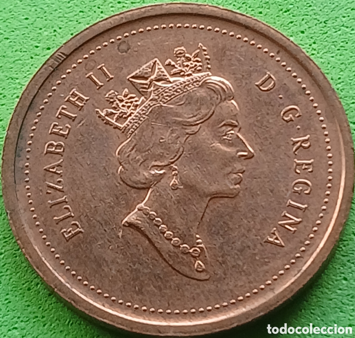 Monedas antiguas de Am&eacute;rica: Canad&aacute; 1 cent 2000 km#289 sin marca de ceca - Foto 2
