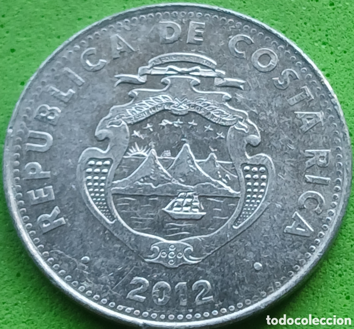 Monedas antiguas de Am&eacute;rica: Costa Rica 5 colones 2012 km#227b
