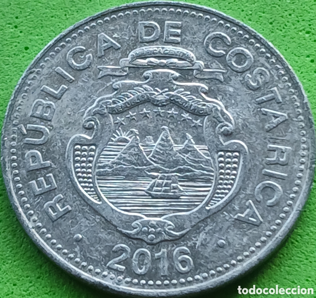 Monedas antiguas de Am&eacute;rica: Costa Rica 5 colones 2016 km#227b