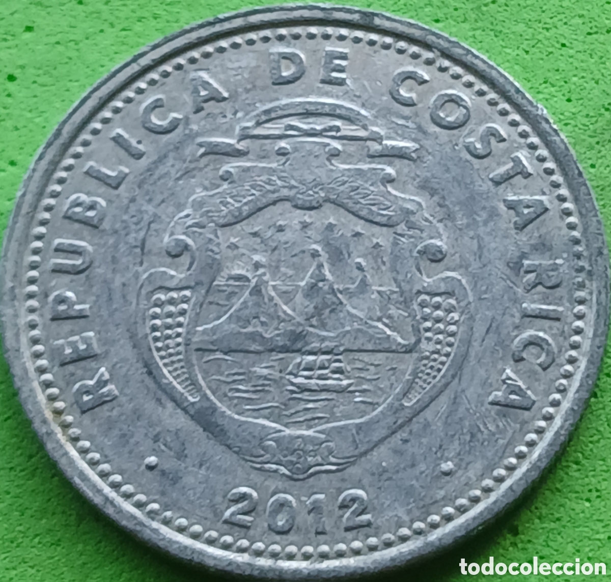 Monedas antiguas de Am&eacute;rica: Costa Rica 10 colones 2012 UC#1