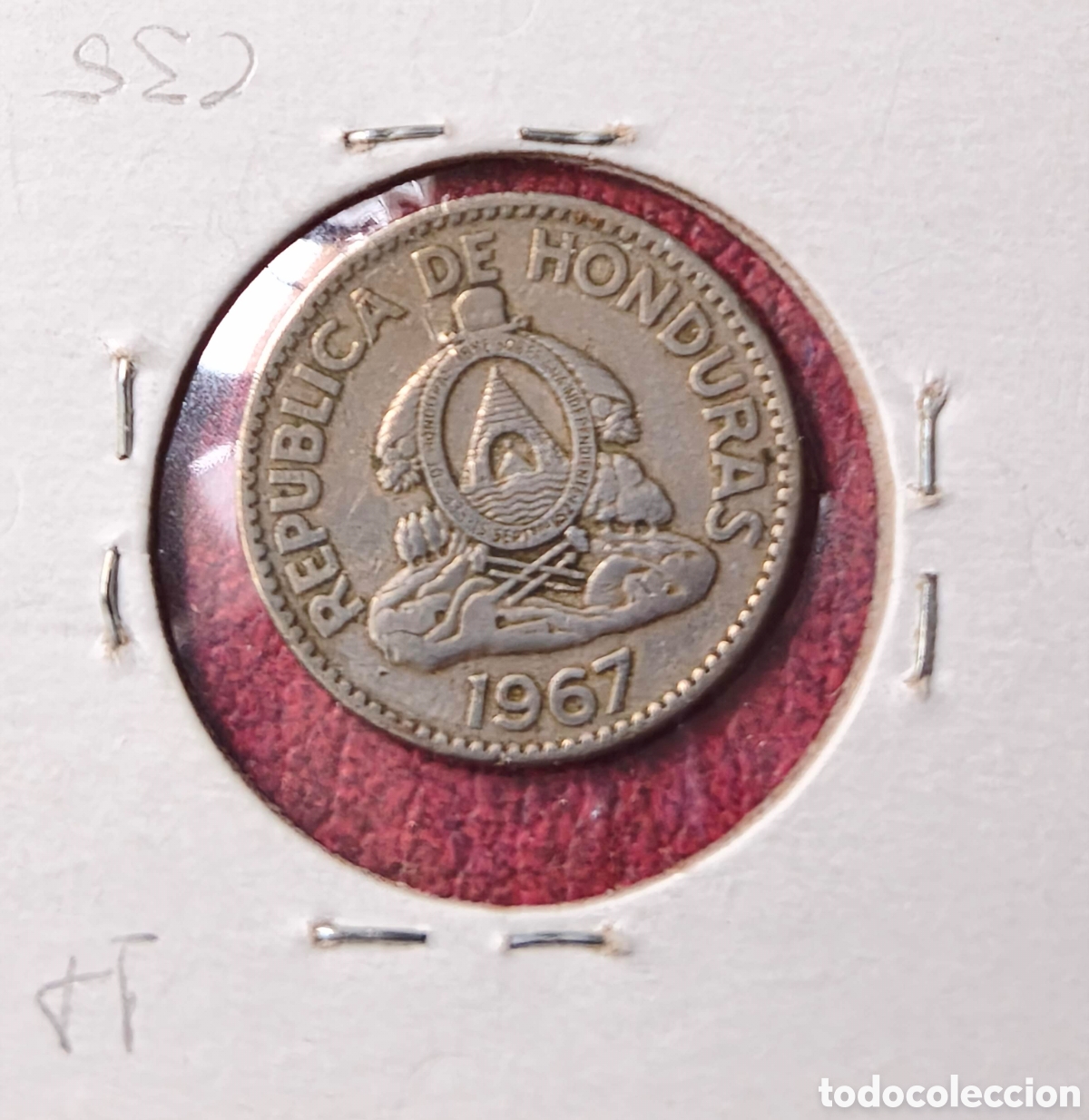 Monedas antiguas de Am&eacute;rica: Honduras. 1967. 50 centavos - Foto 2