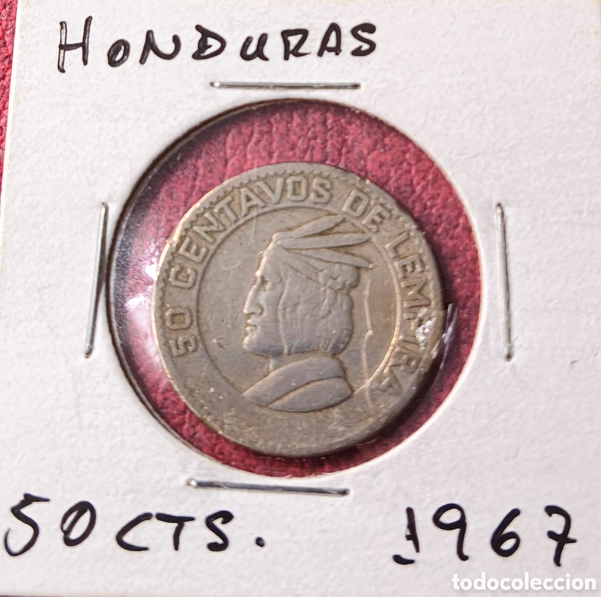 Monedas antiguas de Am&eacute;rica: Honduras. 1967. 50 centavos - Foto 1