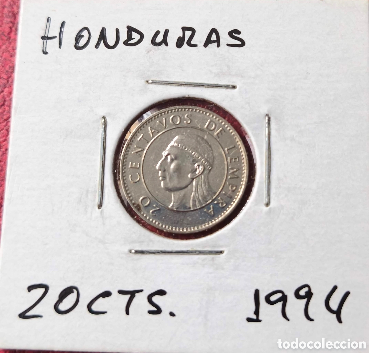Monedas antiguas de Am&eacute;rica: Honduras. 1994. 20 centavos - Foto 1
