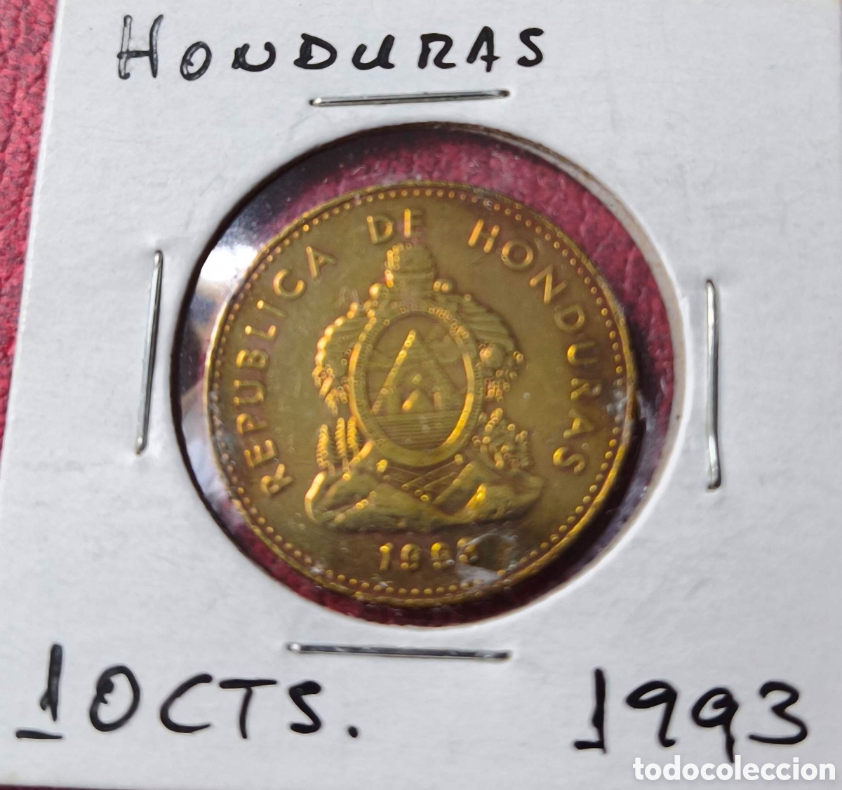 Monedas antiguas de Am&eacute;rica: Honduras. 1993. 10 centavos - Foto 2