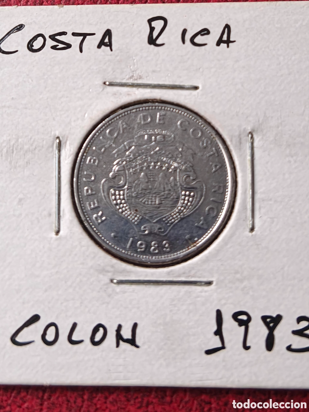 Monedas antiguas de Am&eacute;rica: Costa Rica. 1983. 1 col&oacute;n