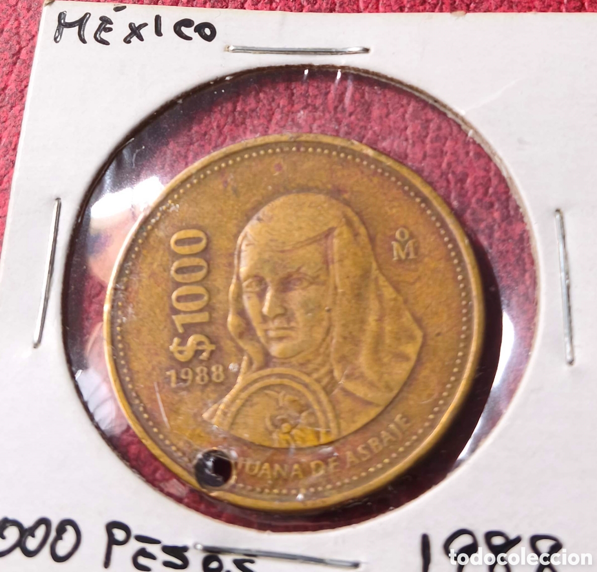 Monedas antiguas de Am&eacute;rica: M&eacute;xico. 1988. 1000 pesos