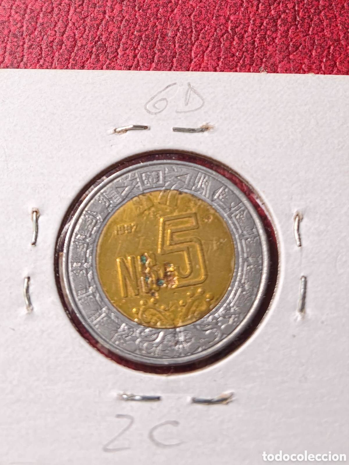 Monedas antiguas de Am&eacute;rica: M&eacute;xico. 1992. 5 pesos - Foto 2