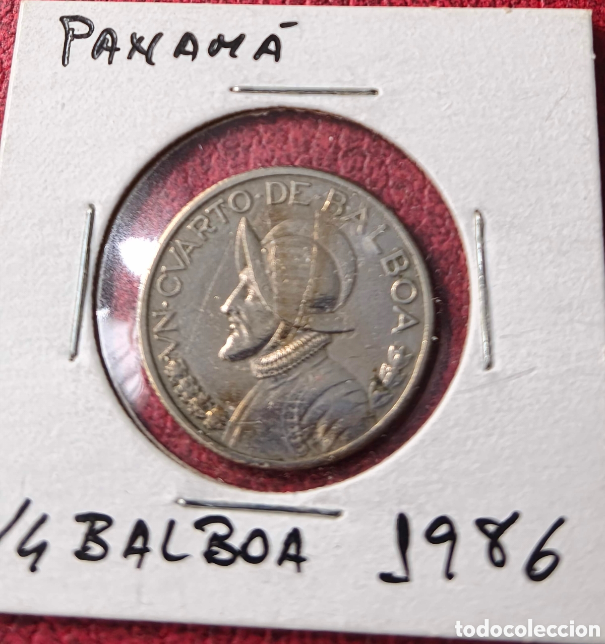 Monedas antiguas de Am&eacute;rica: Panam&aacute;. 2986. 1/4 balboa