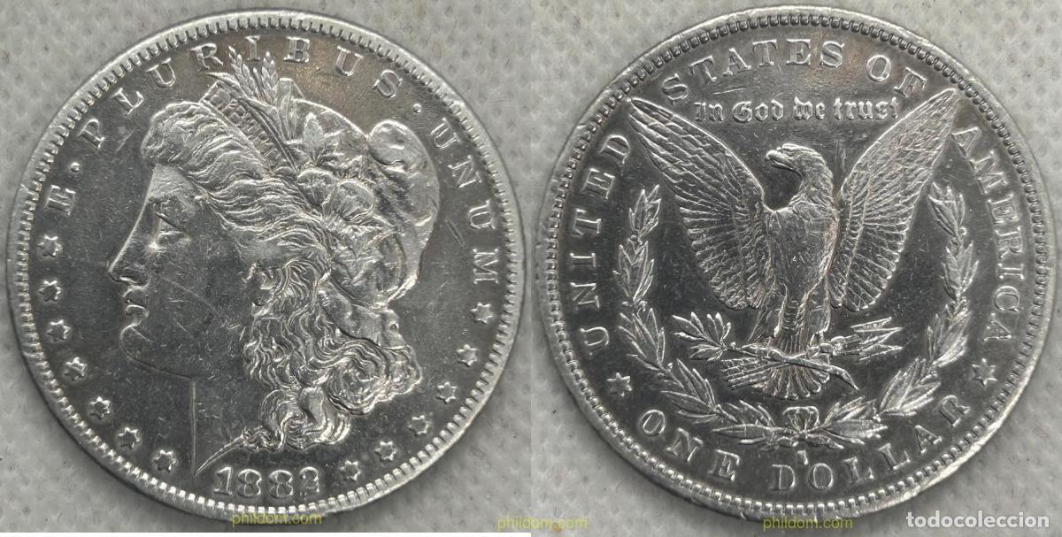 Monedas antiguas de Am&eacute;rica: 4543 ESTADOS UNIDOS 1882 USA ONE DOLLAR MORGAN 1882