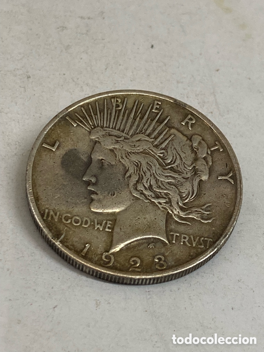 Monedas antiguas de Am&eacute;rica: Moneda de plata One Dollar 1928 J51