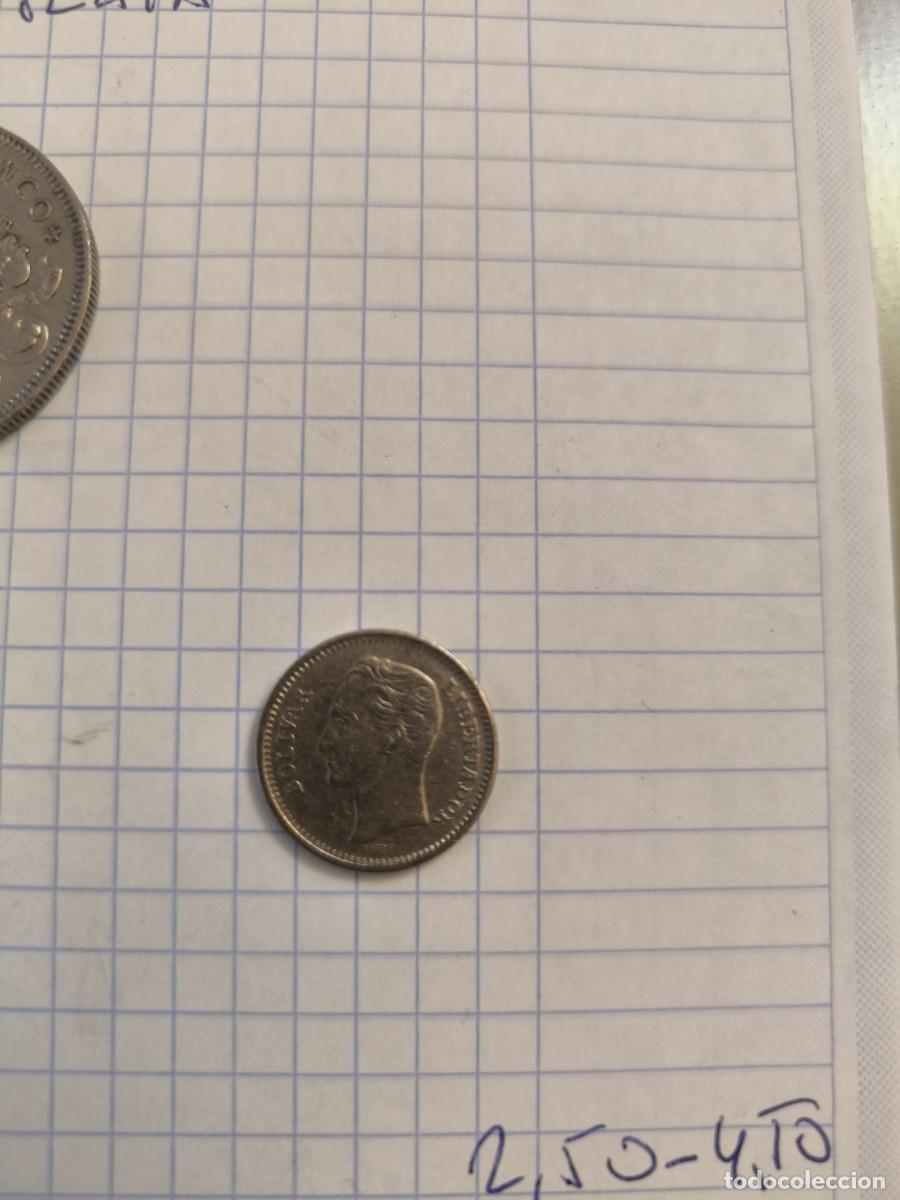 Monedas antiguas de Am&eacute;rica: Monedas de plata Venezuela - Foto 2