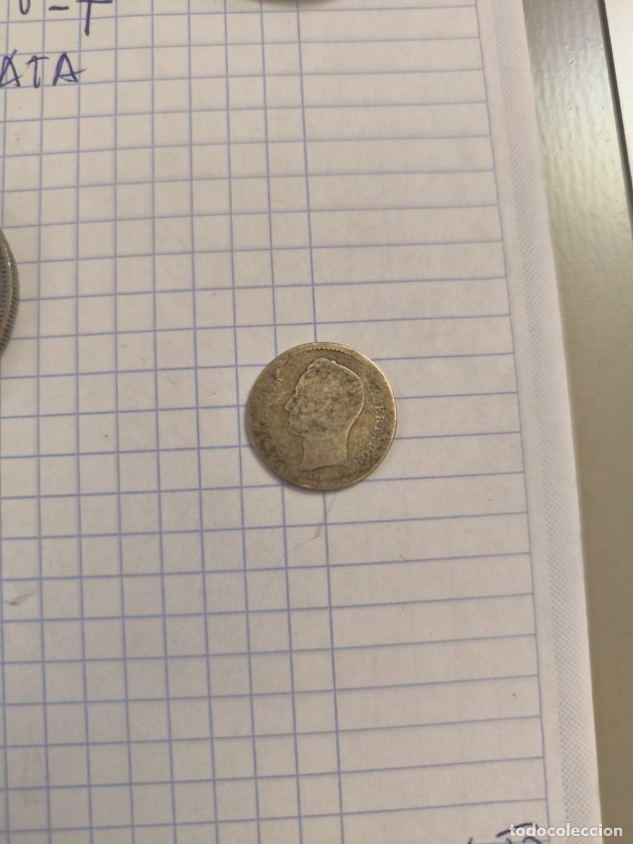 Monedas antiguas de Am&eacute;rica: Monedas de plata Venezuela - Foto 5