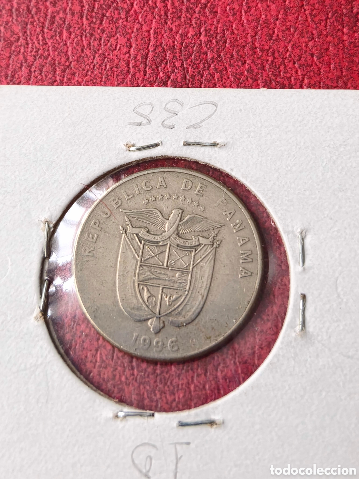 Monedas antiguas de Am&eacute;rica: Panam&aacute;. 1996. 1/4 balboa - Foto 2