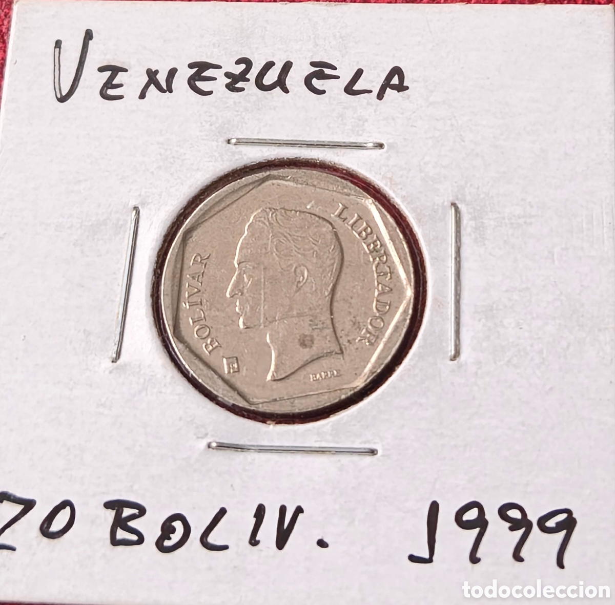 Monedas antiguas de Am&eacute;rica: Venezuela. 1999. 20 bolivares
