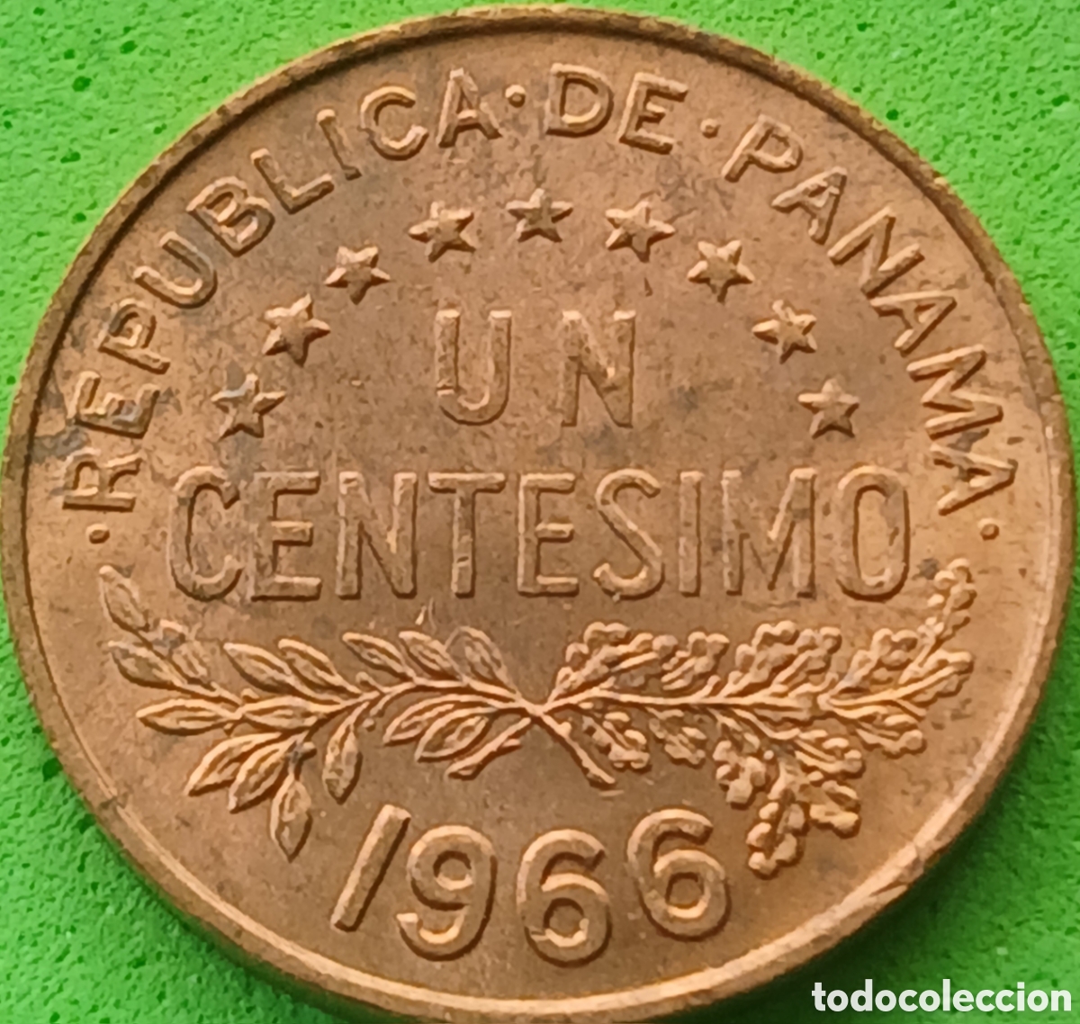 Monedas antiguas de Am&eacute;rica: Panam&aacute; un centesimo 1966 km#22 - Foto 2
