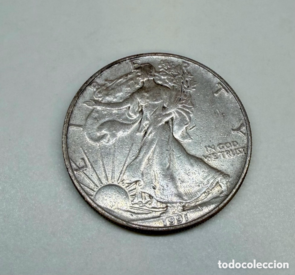 Monedas antiguas de Am&eacute;rica: 1 D&Oacute;LAR USA 1991 AMERICAN SILVER EAGLE &ndash; 1 OZ PLATA .999 &ndash; 31,3 g