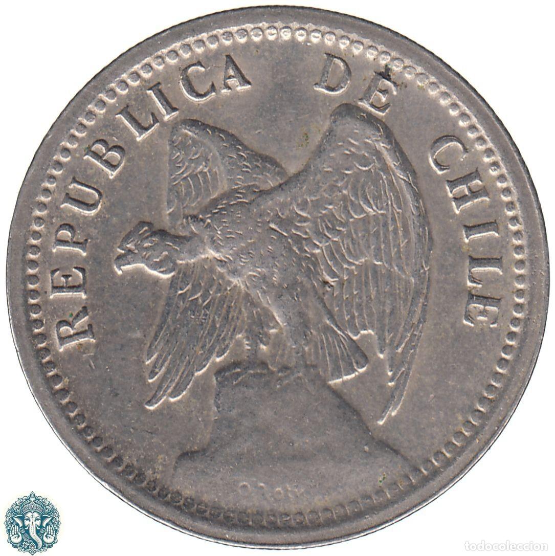 Monedas antiguas de Am&eacute;rica: CHILE 20 Centavos 1933 KM#167.3 con O.ROTY