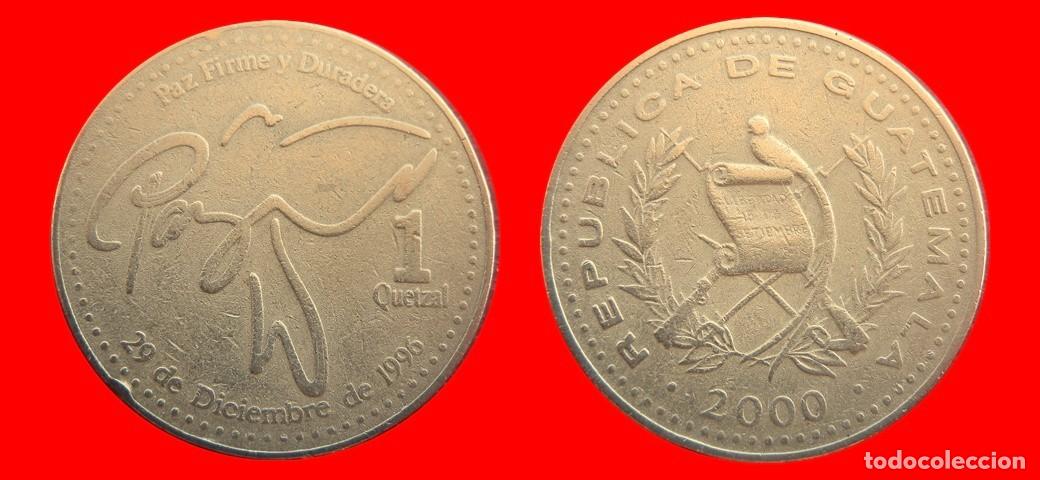 Monedas antiguas de Am&eacute;rica: 1 QUETZAL 2000 GUATEMALA-155533
