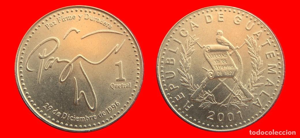 Monedas antiguas de Am&eacute;rica: 1 QUETZAL 2001 GUATEMALA-155534