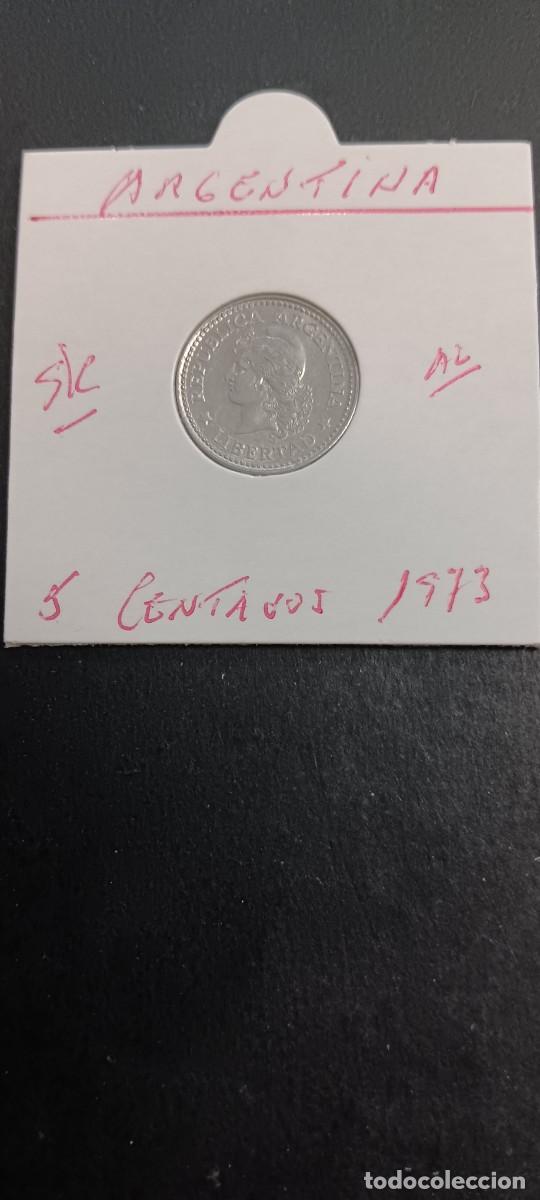 Monedas antiguas de Am&eacute;rica: ARGENTINA 5 CENTAVOS 1973 S/C KM=65 (ALUMINIO)