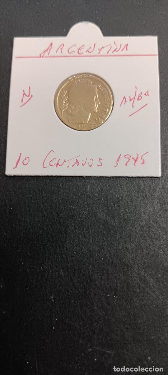 Monedas antiguas de Am&eacute;rica: ARGENTINA 10 CENTAVOS 1945 KM=41 (ALUMINIO-BRONCE)