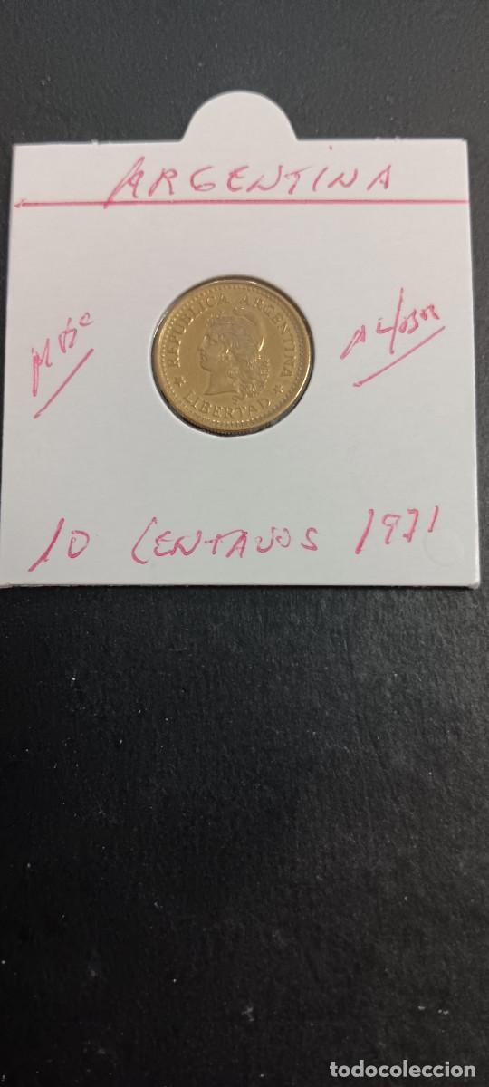 Monedas antiguas de Am&eacute;rica: ARGENTINA 10 CENTAVOS 1971 MBC KM=66 (ALUMINIO-BRONCE)