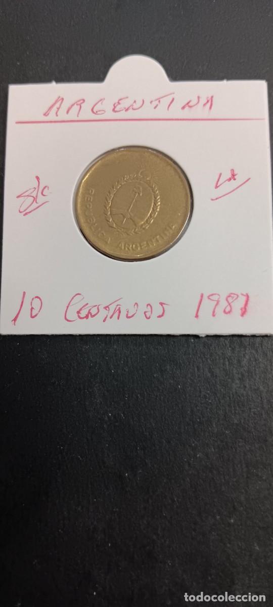 Monedas antiguas de Am&eacute;rica: ARGENTINA 10 CENTAVOS 1987 S/C KM=98 (LAT&Oacute;N)