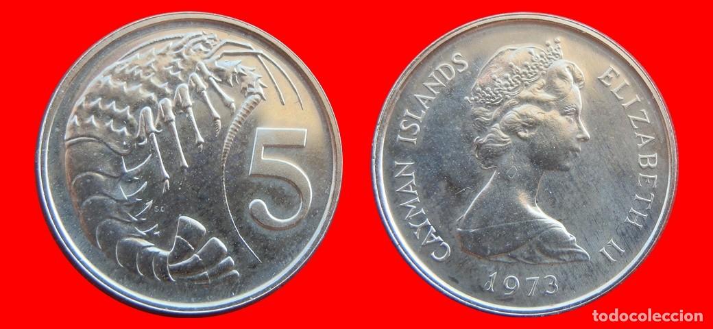 Monedas antiguas de Am&eacute;rica: 5 CENTAVOS 1973 SIN CIRCULAR ISLAS CAYMAN-9914SC