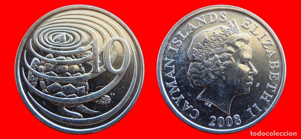 Monedas antiguas de Am&eacute;rica: 10 CENTAVOS 2008 SIN CIRCULAR ISLAS CAYMAN-9915SC