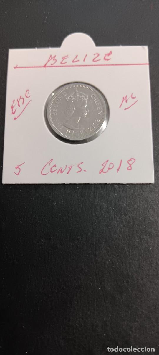 Monedas antiguas de Am&eacute;rica: BELIZE 5 CENTIMOS 2018 MBC KM=34a (ALUMINIO) ISABEL II