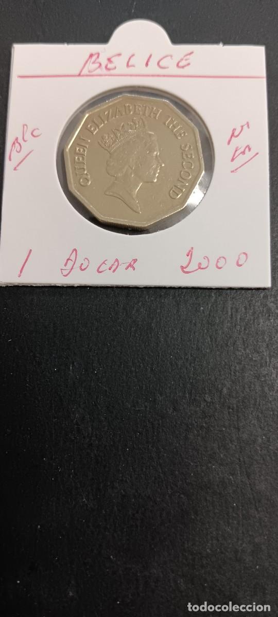 Monedas antiguas de Am&eacute;rica: BELIZE 1 DOLAR 2000 BC KM=99 (NIQUEL-LAT&Oacute;N) ISABEL II