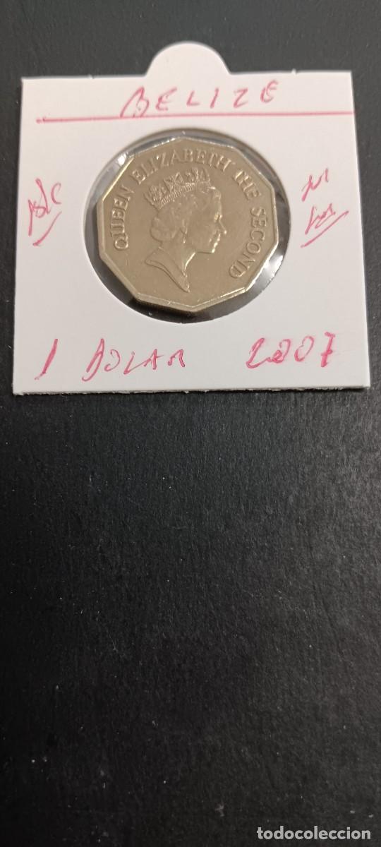 Monedas antiguas de Am&eacute;rica: BELIZE 1 DOLAR 2007 BC KM=99 (NIQUEL-LAT&Oacute;N) ISABEL II