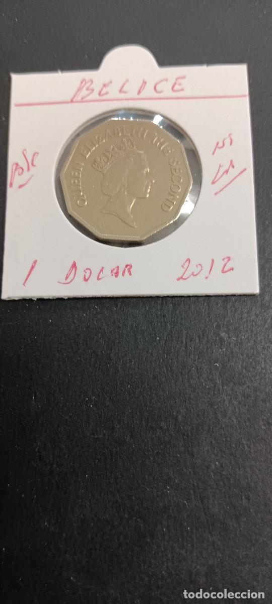 Monedas antiguas de Am&eacute;rica: BELIZE 1 DOLAR 2012 BC KM=99 (NIQUEL-LAT&Oacute;N) ISABEL II
