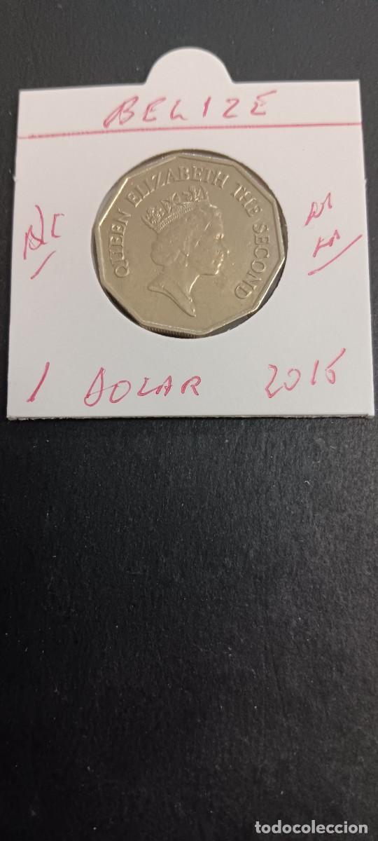 Monedas antiguas de Am&eacute;rica: BELIZE 1 DOLAR 2015 BC KM=99 (NIQUEL-LAT&Oacute;N) ISABEL II