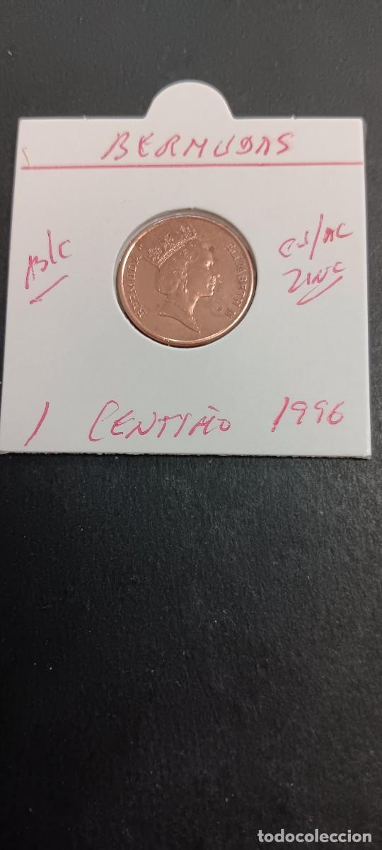Monedas antiguas de Am&eacute;rica: BERMUDAS 1 CENTIMO 1996 BC KM=44b (COBRE-ACERO-ZINC) ISABEL II