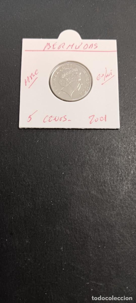 Monedas antiguas de Am&eacute;rica: BERMUDAS 5 CENTIMOS 2001 MBC KM=108 (CUPRONIQUEL) ISABEL II