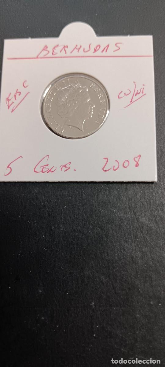 Monedas antiguas de Am&eacute;rica: BERMUDAS 5 CENTIMOS 2008 MBC KM=108 (CUPRONIQUEL) ISABEL II